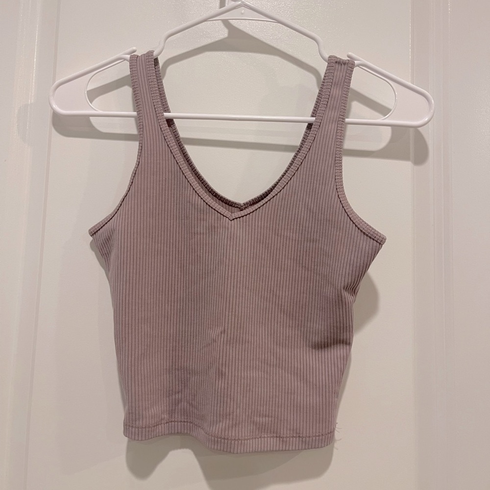 Purple Hollister crop top new without tags